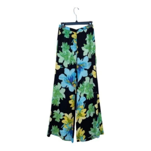 Anthropologie Ella Moss Women's Wide Leg Floral Print Pants - Size S - Picture 8 of 10